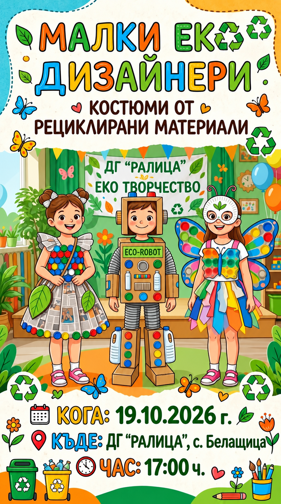 МАЛКИ ЕКО ДИЗАЙНЕРИ В ДГ „РАЛИЦА“!